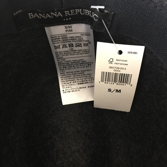 NWT. Banana Republic wool fedora - Picture 2 of 5
